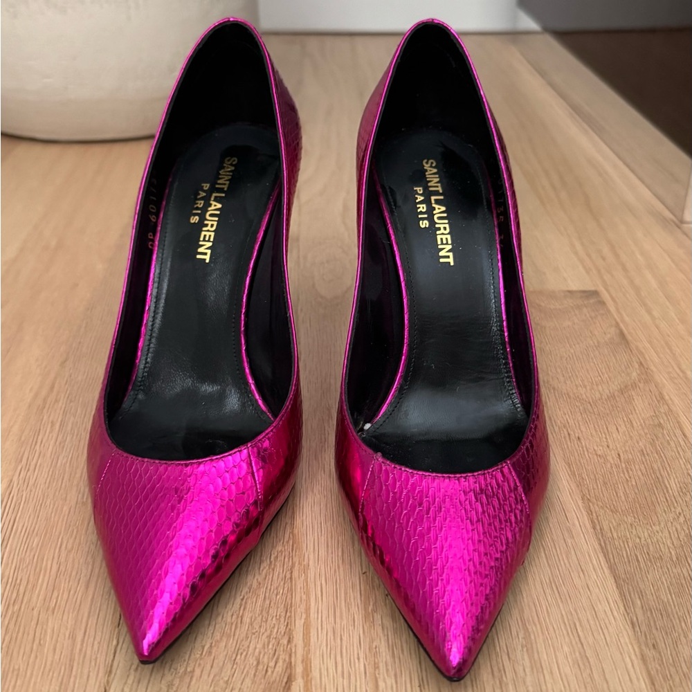 Saint Laurent Women's Pink Heels